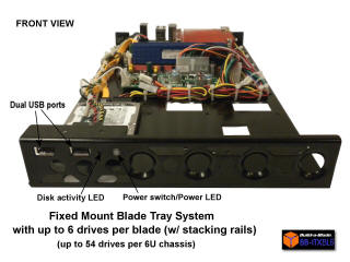 Standard Fixed Drive Mount Blade Tray